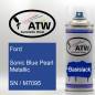Preview: Ford, Sonic Blue Pearl Metallic, SN / M7095: 400ml Sprühdose, von ATW Autoteile West.
